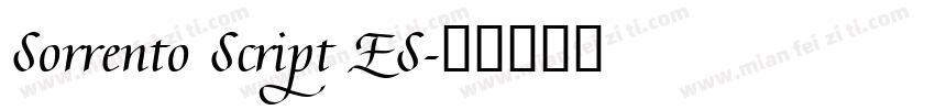 Sorrento Script ES字体转换